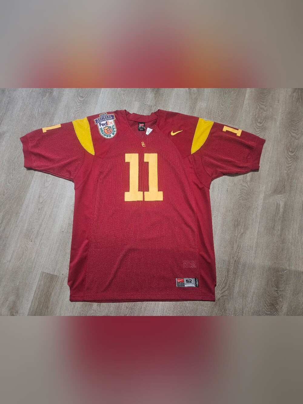 VTG Nike USC Trojans Matt Leinart #11 Jersey 2005 Orange Bowl Men’s Size 52 (XL)